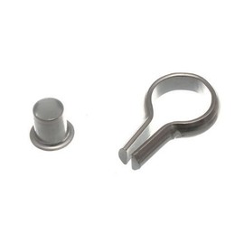 BANJO BOOKCASE FURNITURE SHELF SUPPORT SET STUD AND SOCKET NP STEEL (PACK OF 12)