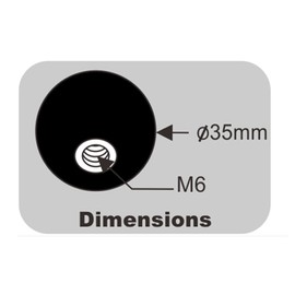 SZJLMKJ Joystick ball top handle Star Balltop Clear Ball Top Handle for ZIPPY SANWA SEIMITSU Hori Crown M6 Joystick (6 stars)