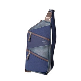 Mustache BBB-4667 Men's Body Bag, One Shoulder, navy