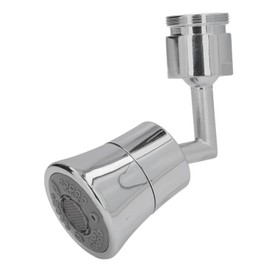 720 Degree Tap Aerator 24mm/0.9in Diameter Big Angle 5 Functions Spray Proof Extender Nozzle for Kitchen