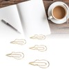 50Pcs Metal Pen Clips Multifunction Strong Clamping Force Electroplated Pen
