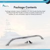 MARINE CITY 304 Stainless Steel Handrail Grab Rail Handle with