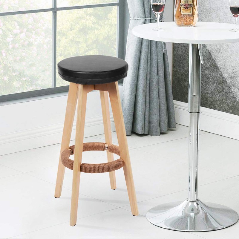 Shinnwa Bar Stool Cushion Round Foam Padded Seat Cushions Waterproof