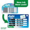 EXPO Low Odor Dry Erase Markers Fine Tip Black 4