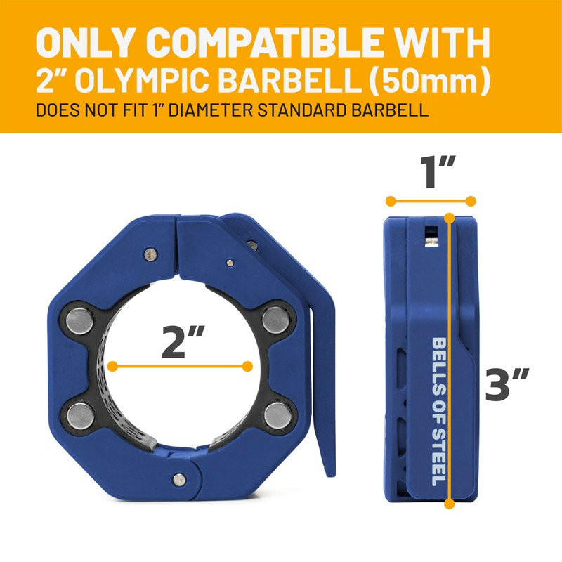 Magnetic Barbell Collars [Bells of Steel] Version 2.0 Premium Weight