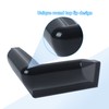 VEITHI Black Dock Corner Bumper, Vinyl 90 Degree Corner Dock