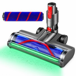 V8 V11 Head Replacement for Dyson V7 V10 V15 with LED Light & Anti-Tangle