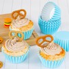 Caperci Grease-Resistant Standard Blue Cupcake Liners 150 Counts - Heavy