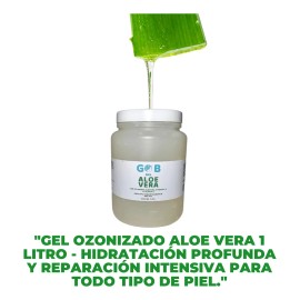 GOB Gel Ozonizado Aloe Vera 1 L Hidratante y Calmante Todo Tipo de Piel