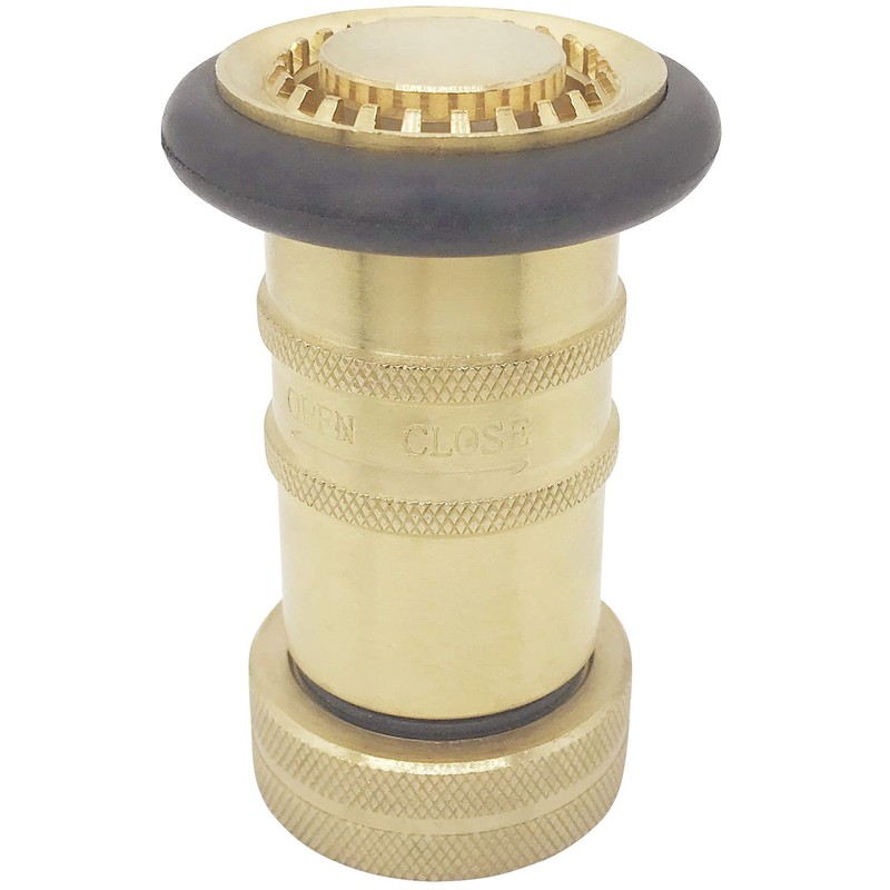 SpringSpray 1" NH/NST Fire Hose Nozzle Brass Fire Equipment Heavy