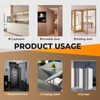 Mdkave Invisible Hinges for Cabinet Doors - Completely Hidden 180°Hinges,Concealed
