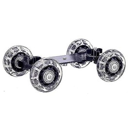 Zeadio Table Top Portable Dolly DSLR Camera Trolley for DSLR Camcorder Camera - Black