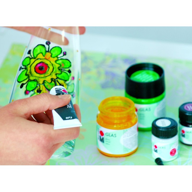 Marabu Glass Painting Kit "Glas" 4 x 15 ml +