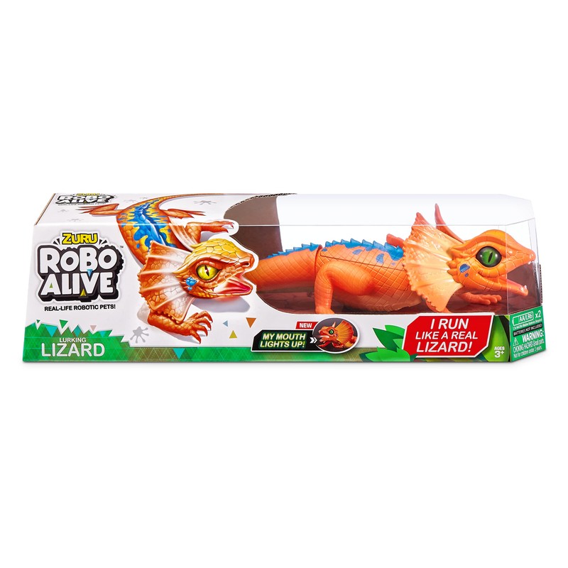 Robo Alive Frilled Neck Lizard Robotic Pet Figure [Green]