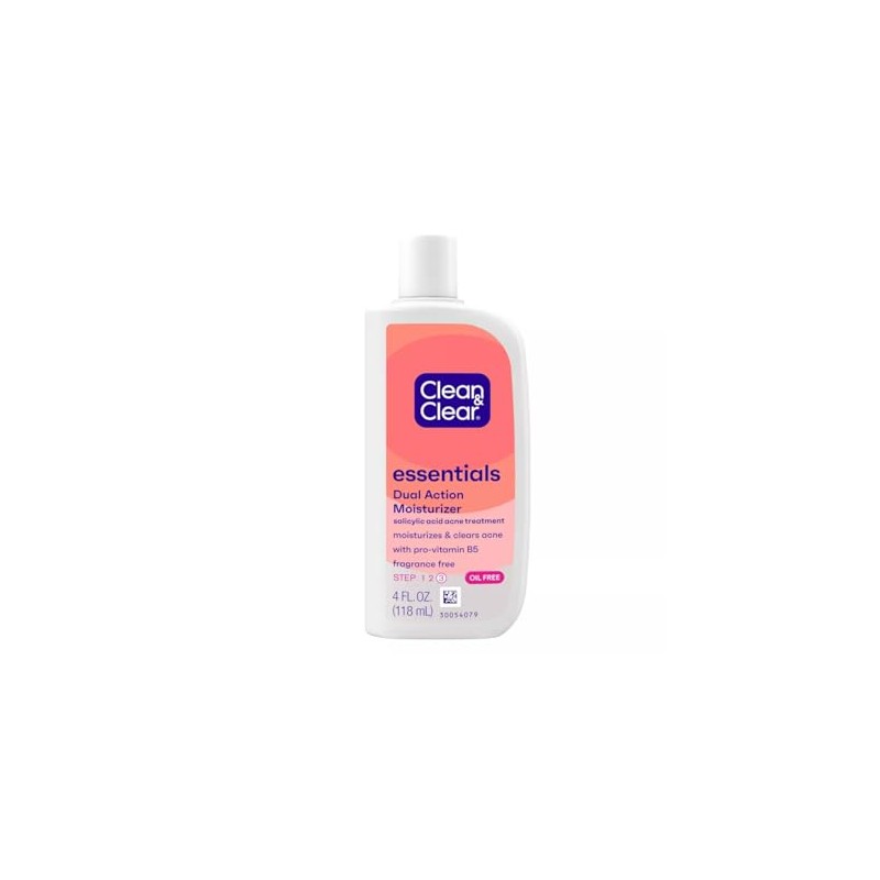 Clean & Clear ESSENTIALS Dual Action Moisturizer, 4 Ounce