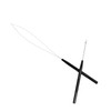 2pcs Hair Extensions Loop Needle Threader Wire Pulling Hook Needle