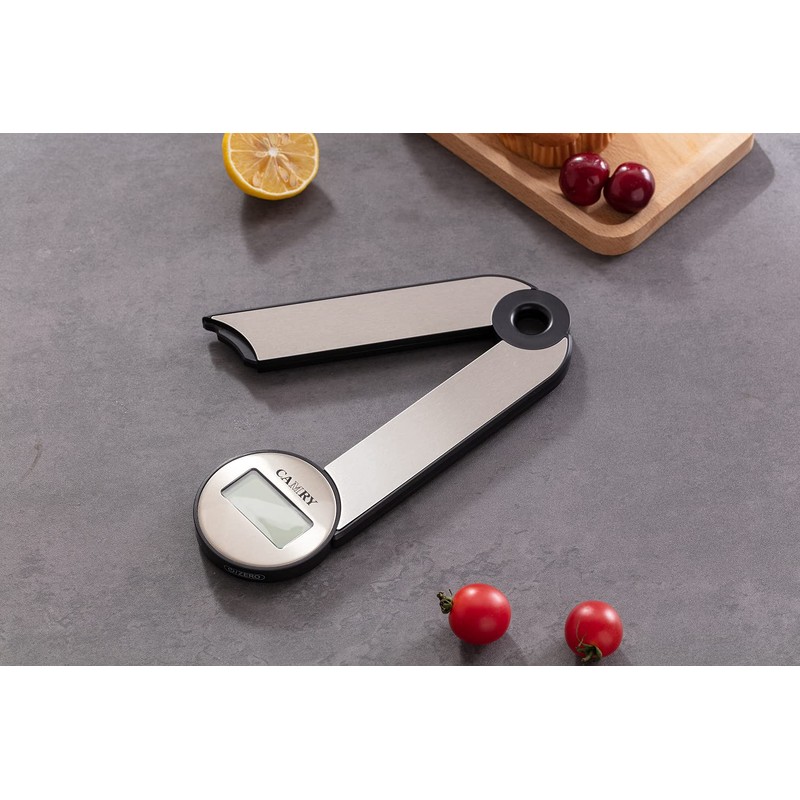 CAMRY Digital Folding Kitchen Scales Electronic Kitchen Scales for Camping