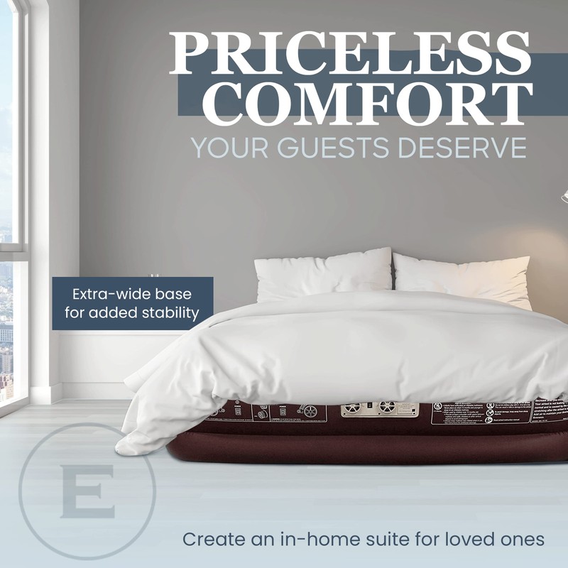 Englander First Ever Microfiber Air Mattress, Microfiber Airbed with Built