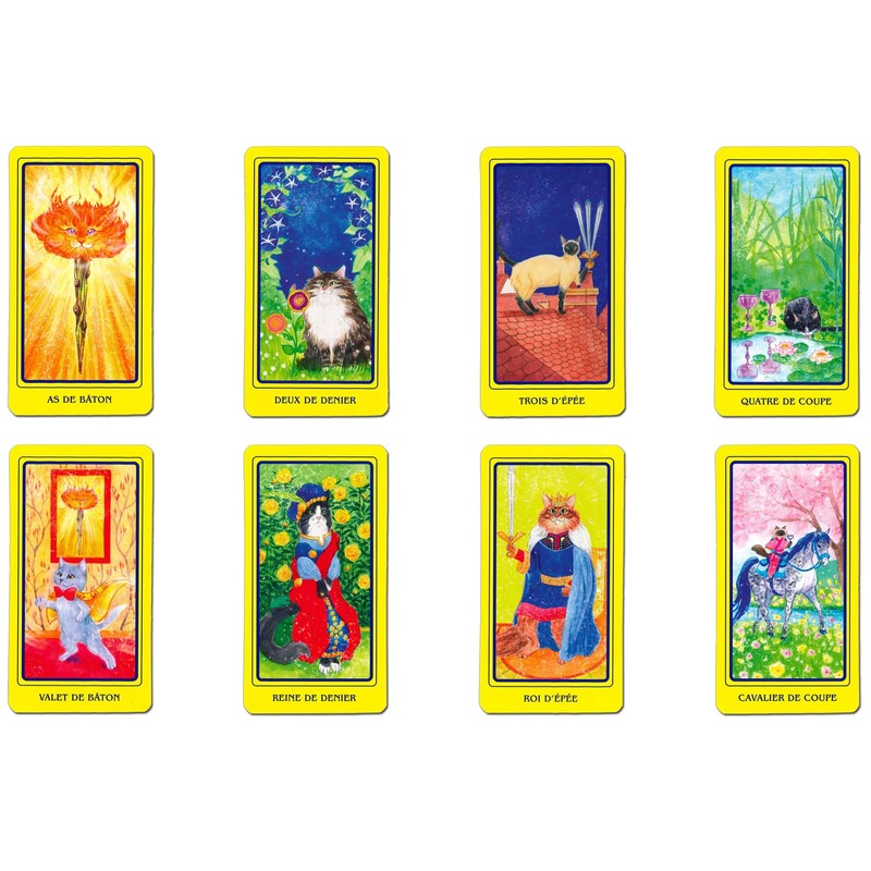 Tarot Cards, Divination Telling, 78 Pieces, Cat Tarot LE TAROT