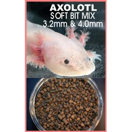 AQUATICBLENDEDFOODS ABF Gourmet Axolotl Soft Food Pellet Mix 3.2mm & 4.0mm - ABF6 (16oz - 1 LB.)