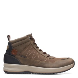 Clarks mens Wellman Top Waterproof Oxford Boot, Taupe Combi Waterproof, 9.5 US