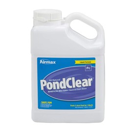 Airmax PondClear Pond Clarification Water Treatment Made from Natural Beneficial Bacteria â 1 Gallon Cleans & Clarifies 1/4 Acre Pond Up to 3 Months