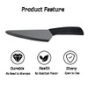 Ceramic Knife 6 inch Chef Knife Black Blade Small Paring