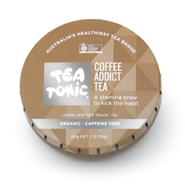Coffee Addict Tea Loose Leaf Travel Tin