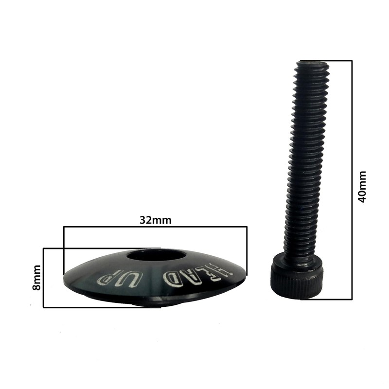 Bike Stem Cap with Bolt – Stylish Bicycle Headset Top