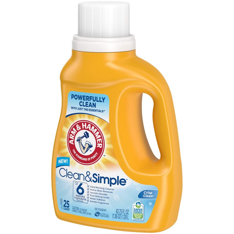 Arm & Hammer Clean & Simple, 25 Loads Liquid Laundry