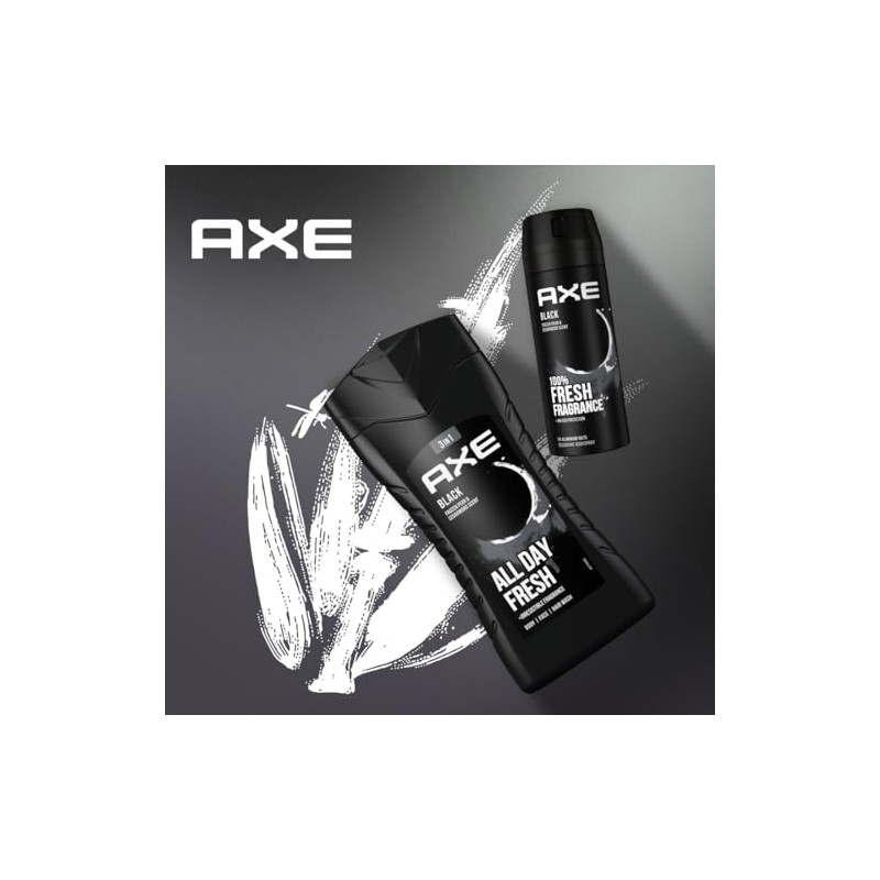 Axe Bodyspray Black Deo Deodorant ohne Aluminium 8x 150ml Deospray