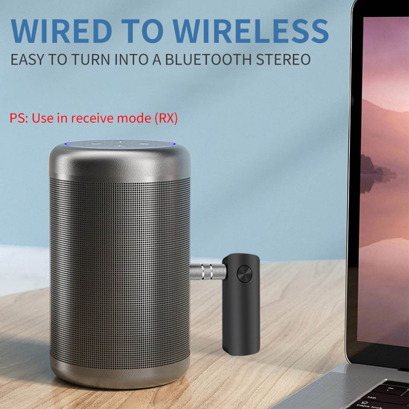 Bluetooth Transmitter Receiver Bluetooth 5.3 Car Audio Stereo Headphone Speakers