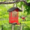 Squirrel Proof Bird Feeder for Outdoors Hanging, Metal Wild Bird