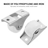 iplusmile Plate Caster Wheels Plastic Fixed Caster Wheels Furniture Trolley