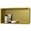 Bernkot Stainless Steel Shower Niche 24" X 12" Gold No