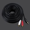 Hasmx 3.5mm Male AUX Jack to 2 RCA Cable Stereo