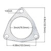 YGQ 3" Exhaust Gaskets Exhaust Gasket 3 Bolt 3" Muffler
