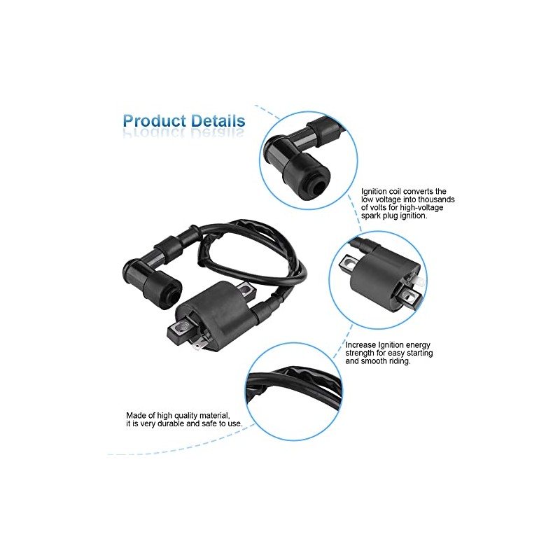 Motorcycle Ignition Coil, Motorcycle Spark Coil for 150CC 200CC 250CC