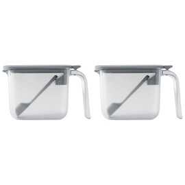 Marna K736GY Condiment Pot, Gray, Set of 2