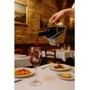 9.75 Inch Silver Plated Wine Bottle Cradle with Basket Weave