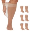 Yilanmy Plus Size Knee High Socks for Women Nylon Sheer