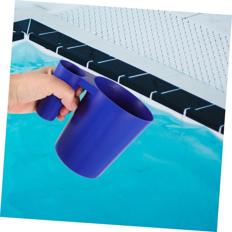 BESPORTBLE Pool Cleaning Scoop with Ergonomic Handle Multi Functional Plastic