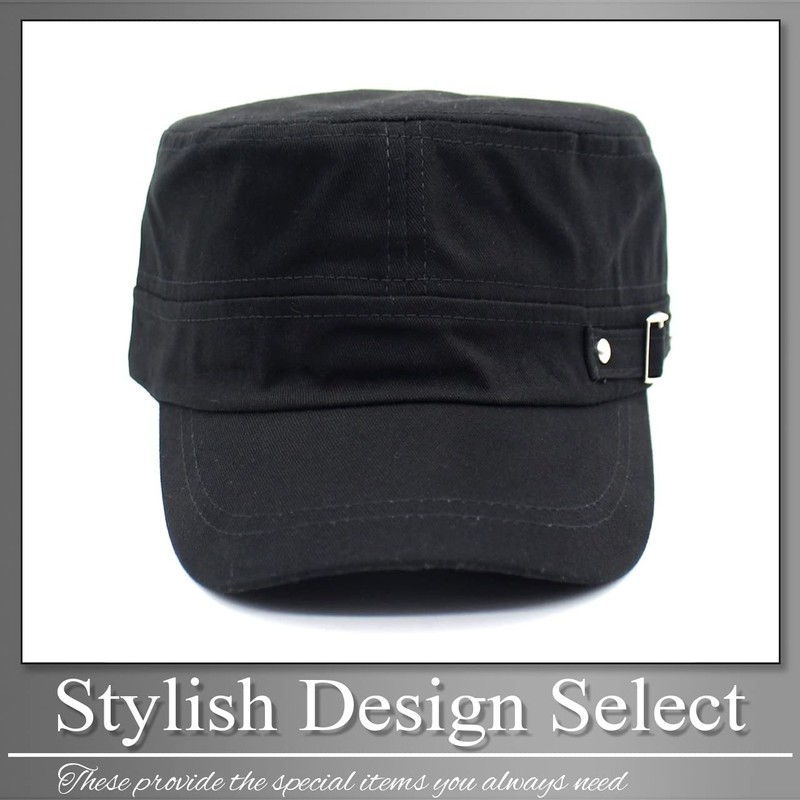 BUZZxSELECTION CAP188 Men's Military Cap, Casual, Airsoft