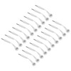20Pcs Electrode Wires 2.0in Portable Replacement Button Electrode Lead Wires