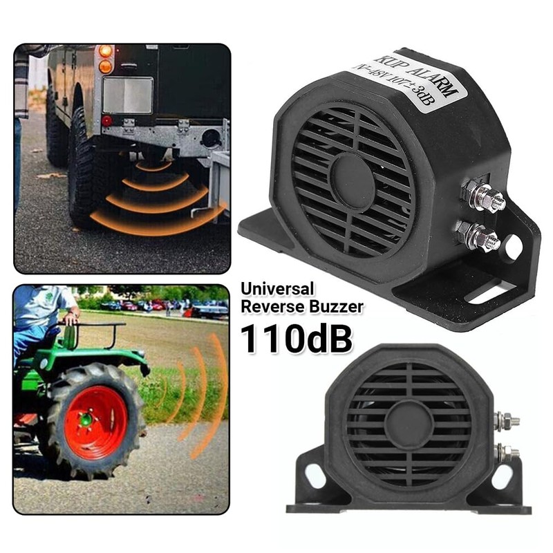 BIGTEDDY 110dB Backup Alarm Universal Truck Warning Alarm Reverse Buzzer