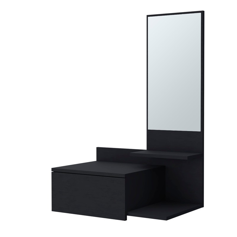 SVRCK Modern Floating Vanity with Integrated Mirror for Compact Spaces,