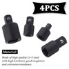 Dianrui 4 PCS Socket Adapter Set,3/8 to 1/2 socket adapter,3/8
