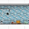 STICKGOO 10-Sheet Peel and Stick Backsplash Tiles Blue, Self Adhesive