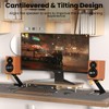 PUTORSEN Desktop Speaker Stands Pair, Speaker Riser for Most Small