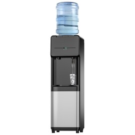 Euhomy Hot & Cold Water Dispenser, Top Loading Water Dispenser for 3 or 5 Gallon Bottles, Top Loading Hot & Cold Water Dispensor with Child Safety Lock, for Office, Home